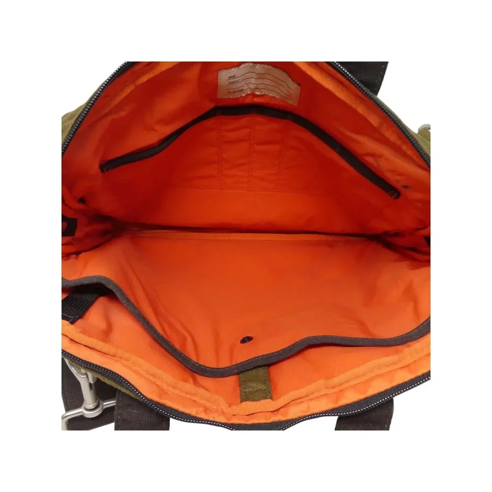 Jack Spade Green Canvas‎ Messenger Laptop Crossbody Bag